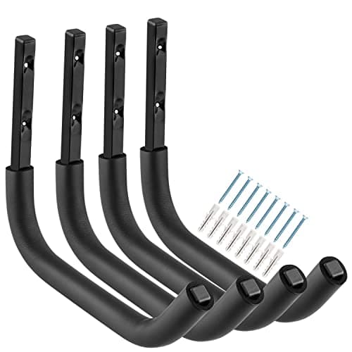 Image of Large Garage Storage Hooks, 31.5 CM Heavy Duty Garage Storage Organizer Wall Mount Hanging Hanger, Each Hook Max Load 45KG