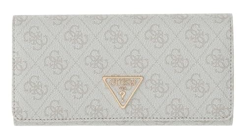 Image of GUESS Purse Laurel II SLG Flap Organizer Bone Logo Creme-White