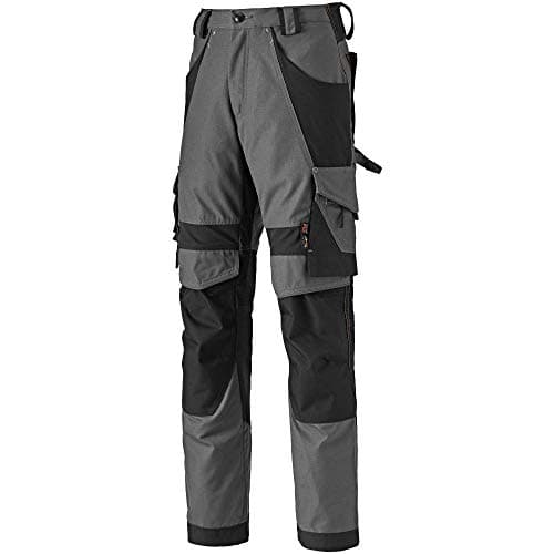 Image of Timberland Pro Mens Interax Work Workwear Trousers Grey/Black