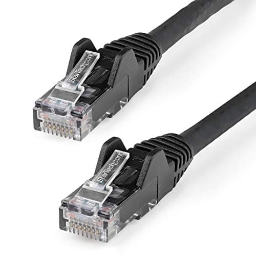 Image of StarTech.com 7m CAT6 Ethernet Cable - LSZH (Low Smoke Zero Halogen) - 10 Gigabit 650MHz 100W PoE RJ45 UTP Network Patch Cord Snagless with Strain Relief - Grey, CAT 6, ETL Verified (N6LPATCH7MGR)