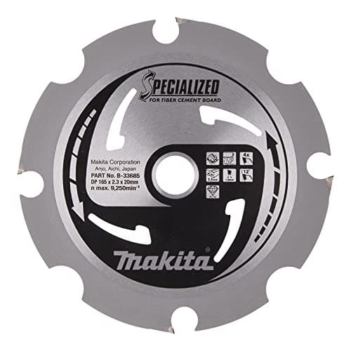 Image of Makita B-33685 Specialized Blade for Fibre Cement Board 165x20x4T