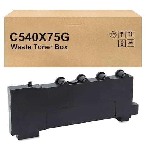 Image of LCL C540X75G Waste Toner Bottle Replacement for Lexmark C540X75G for Lexmark CS510de CS510dte CS517de CX310dn CX310n CX317dn CX410de CX410dte CX410e CX417de CX510de C540 C543 C544 X543 X544 (1Pack)