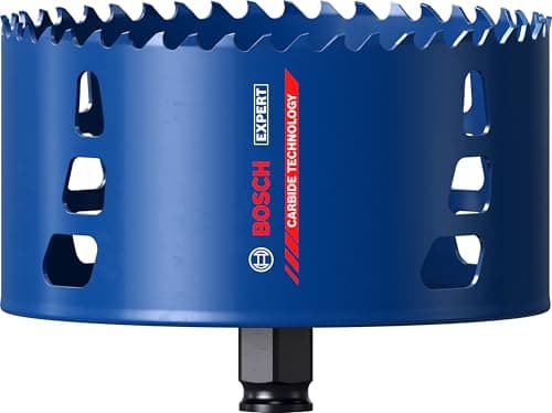 Image of Bosch 1x Expert Multi Material Power Change Plus Hole Saw (for Wood with Metal, Brick, Ø 127 mm, Professional Accessory Drill Driver)
