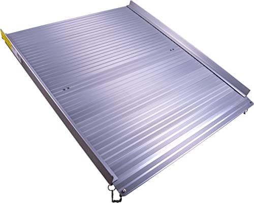 Image of Aidapt Portable Roll up Ramp with Carry Bag.3FT Length, Wheelchair/Scooter Ramp,Threshold,Kerb, Doorway, Car, Van, Aluminium, Lightweight, Disability, Mobility, Folding, Durable, MAX LOAD 300KG