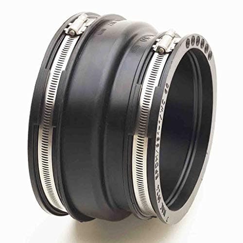 Image of Adaptor Coupling MAC 1155 100mm - 115mm to 75mm - 89mm 4" to 3" Flexible Rubber Boot Reducer Coupling Adaptor Pipe Connector Joiner Pond/Garden