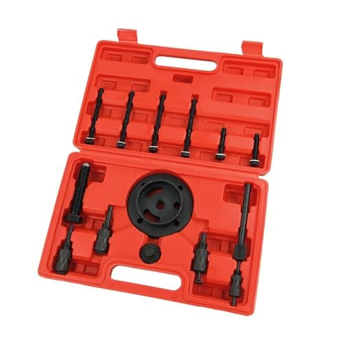 Image of Neilsen CT1954 - Timing Tool Set with Crankshaft Damper Puller, Injection Pump Gear Lock, EDC Timing Pin and Flywheel Tool compatible with JLR 2.5 Diesel 200/300TDI 1985-1998 OEM DA3140 LRT12085
