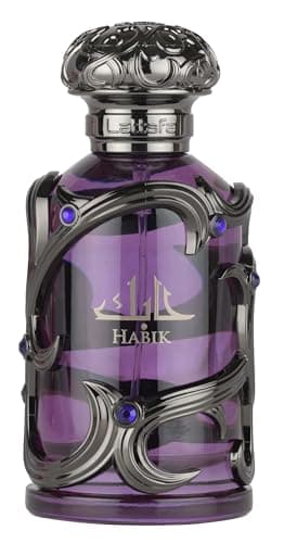Image of Habik for Men by Lattafa Eau de Parfum 100ml – Spicy Woody Long Lasting Scent – Modern Masculine Fragrance with Cardamom Lavender Amberwood Luxury Arabic Perfume for Him