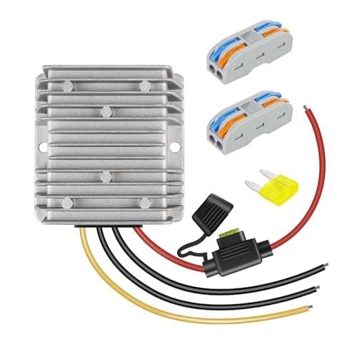 Image of VOLRANTISE DC 48V to 12V 20A Voltage Converter Step Down Regulator Buck Reducer Power Converter Waterproof Module Transformer for LED Golf Cart (30V~60V to 12V 20A)