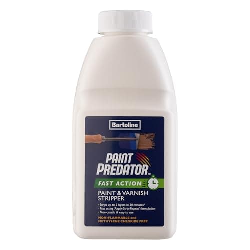 Image of Bartoline Paint Predator™ Fast Action Paint & Varnish Stripper 500 ml– Rapid, Non-Caustic Paint Remover for Wood, Metal & Masonry