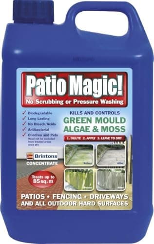 Image of Patio Magic 2.5 Litres Liquid Concentrate Mould and Algae Killer (Extra Value Pack of 4)