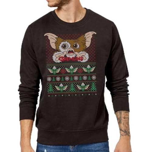 Image of Zavvi Gremlins Ugly Knit Christmas Jumper - Black M