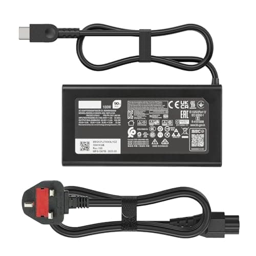 Image of vencoss 100W USB Type C Laptop Charger Compatible With Lenovo Yoga 9 9i 7 7i ThinkBook 15 16 Yoga Slim 7Pro ldeapad 5 Pro 16,Compatible With Thinkpad Carbon x1 Yoga IdeaPad Laptop Charger ADL100YDC3A