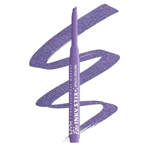 Image of NYX Professional Makeup Epic Eyeliner, Inky Stix, Cream Gel Eyeliner, lasts up to 24 hours, Waterproof, Precise Slanted Tip, Long Lasting & Easy Application, Shade: Violet Volt