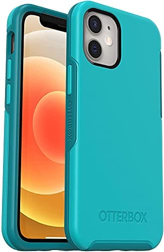 Image of OtterBox Symmetry Series Series Case for iPhone 12 Mini - Rock Candy (Scuba Blue/Lake Blue)