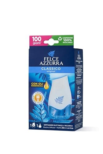 Image of Felce Azzurra - Classic Electric Diffuser, Luminous Room Fragrance and Adjustable Scent, Room Diffuser for a Long time (75 Days), 20 ml Fragrance diffusers