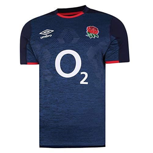 Image of Umbro Mens England Rugby Alternate Shirt Adults Blue S