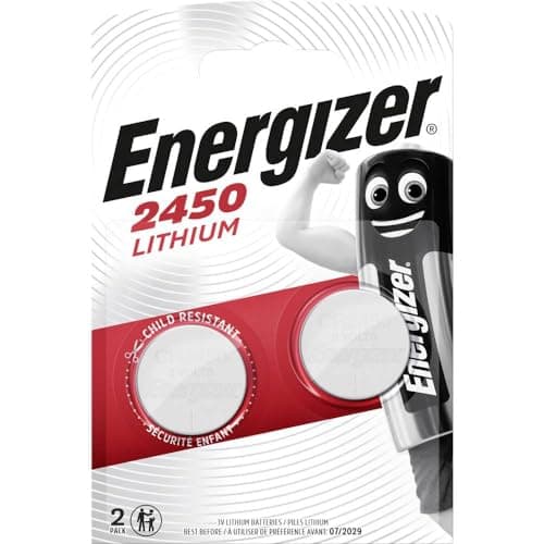 Image of Energizer CR2450 Batteries, Lithium Coin, 2 Pack