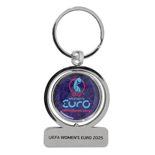 Image of Hy-Pro Officially Licensed UEFA Women's Euros 2025 Spinner Keyring
