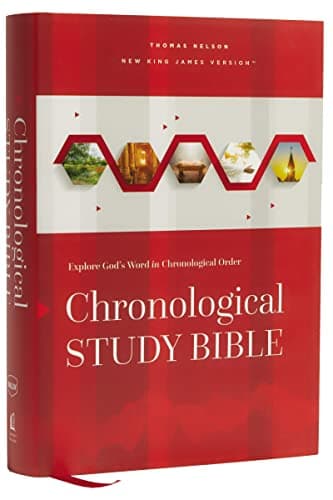 Image of NKJV, Chronological Study Bible, Hardcover, Comfort Print: Holy Bible, New King James Version