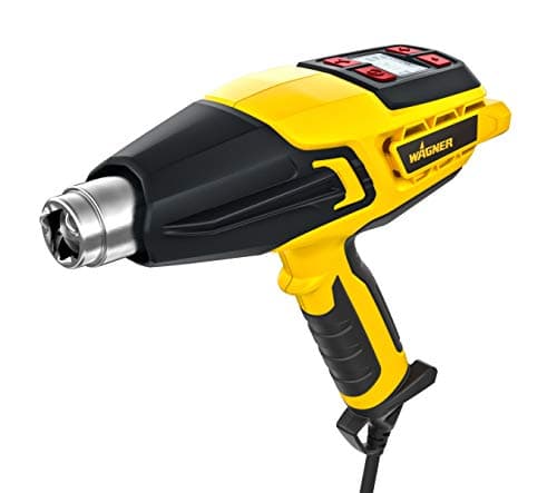 Image of WAGNER Heat Gun FURNO 750 - max. 630°C, 2000 W, Airflow Capacity 800 l/min, Ergonomic Handle incl. Jet, Reflector, Centring, Wide Jet Nozzle, Paint Scraper and LCD Display