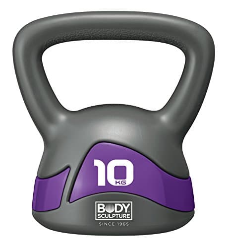 Image of Body Sculpture BSCK10 carta Football KETTLEBELLS-10.0 KG, Grey/Purple, 10 kg