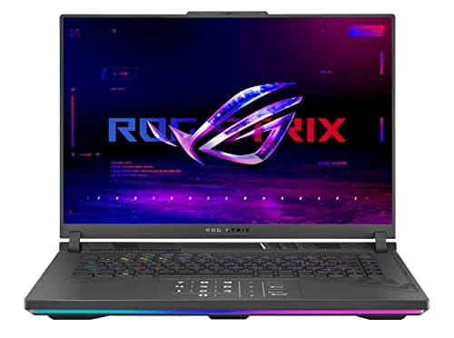 Image of ASUS ROG Strix G16 Gaming Laptop, 16" 240Hz QHD Nebula Display, Intel Core i9-13980HX, 32GB DDR5 RAM, 1TB SSD, NVIDIA GeForce RTX 4070, Wi-Fi 6E, US English Keyboard, Windows 11 Pro