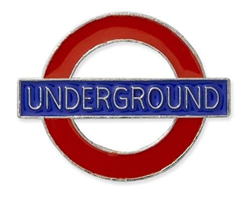 Image of TFL7001 Official Licensed London Underground Roundel Pin Badge – Enamel Metal Lapel Badge 24 x 20mm | Tube Railway Souvenir Gift