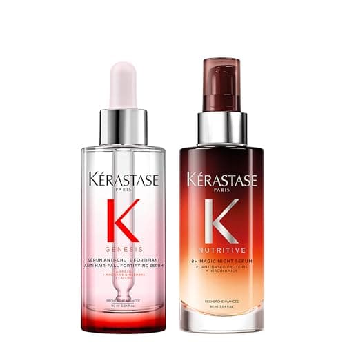 Image of Kérastase Magic Power Duo, Genesis Anti-Chute Fortifiant Serum 90ml and Nutritive 8H Night Serum 90ml