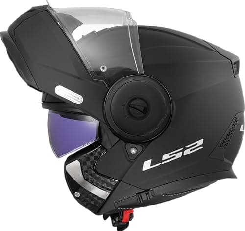 Image of LS2 FF902 - Motocycle Helmet - Modular Flip Up Full Face - SCOPE II - MATT BLACK - M