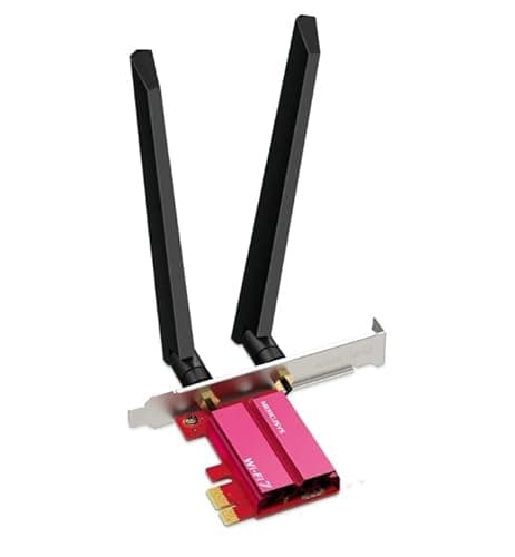 Image of MERCUSYS MA47BE BE9300 WiFi 7 Bluetooth 5.4 PCIe Adapter, 5765 Mbps, 120.8x80.2x21.5 mm