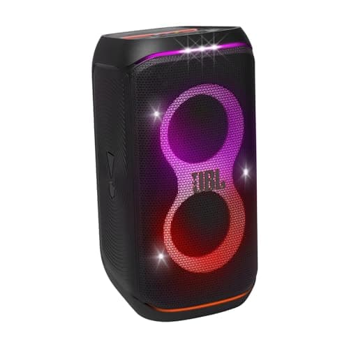 Image of JBL PartyBox Club 120 Portable Bluetooth Party Speaker with Foldable Handle, JBL Pro Sound, Splashproof Design, Light Show, AI Sound Boost, 12-Hour Playtime, Black