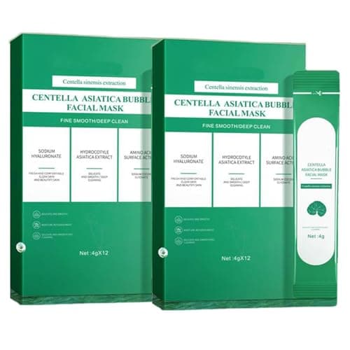 Image of 2 Box Natural Organic Avocado Deep Cleansing Bubble Mask, Avocado Bubble Mask, Avocados Nourishing Hydration Masks, Avocados Facial Masks for All Skin Types