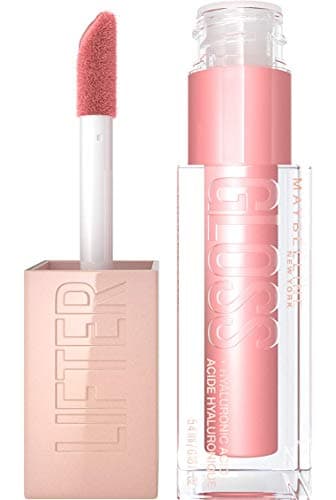 Image of Maybelline Lifter Gloss, Hydrating Lip Gloss with Hyaluronic Acid, Creates Fuller-Looking, Shiny, Moisturised and Plumped Lips. Non-sticky, Shade: 006 Reef (Coral)