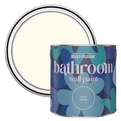 Image of Rust-Oleum White Water-Resistant Bathroom Wall & Ceiling Paint - Antique White 2.5L
