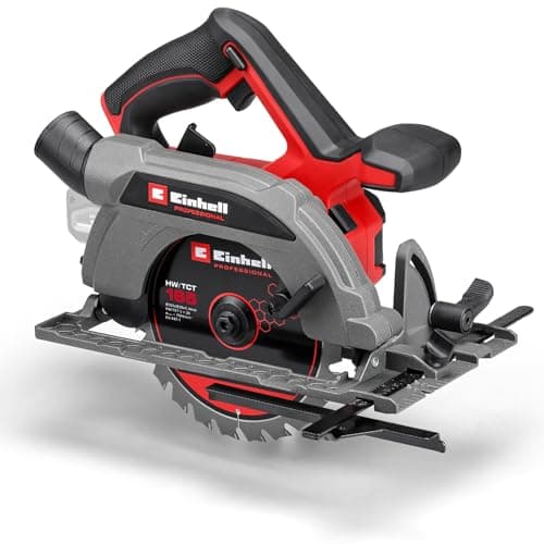 Image of Einhell Professional Cordless Circular Saw 18V Power X-Change, Brushless, Ø 165mm Saw Blade, Tool-Free Cutting Angle Adjustment, Without Battery TC-CS 1410 Solo