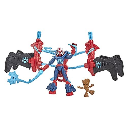 Image of Hasbro Marvel Spider-Man Bend and Flex Missions Spider-Man Space Mission Action Figure, 15 cm Bendable Toy for Ages 4 and Up