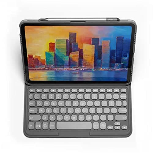 Image of ZAGG Pro Keys Keyboard & Case with Pencil Holder for iPad 11-inch Pro (1st + 2nd Gen)/10.9-inch Air (4th + 5th Gen), QWERTY UK English, Black/Gray