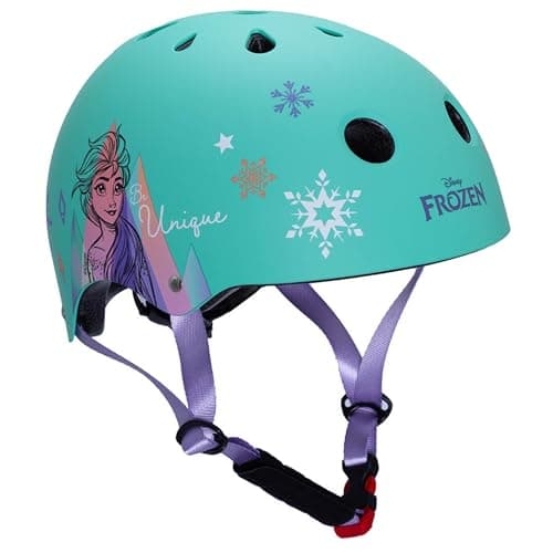 Image of DISNEY SAFE bicycle helmet for girls, for cycling, SPORTY, ADJUSTABLE 52-56 cm (DISNEY Frozen)