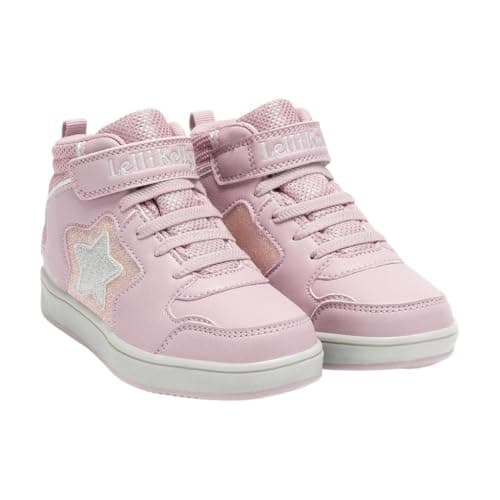 Image of Lelli Kelly LKAA5224 Rosa Pink Glitter Stars Ankle Trainer Boots (Pink, Kids, UK Footwear Size System, Little Kid, Numeric, Medium, 11)
