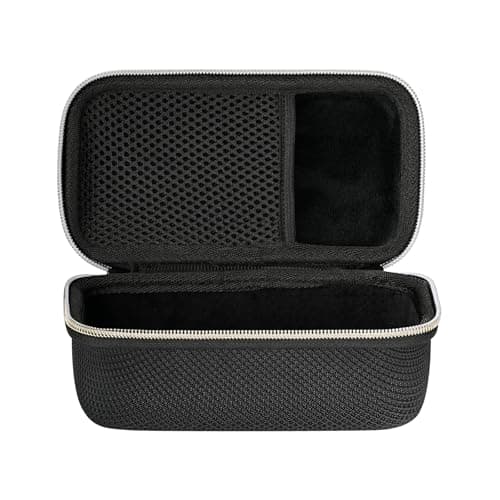 Image of Yinke Case for Marshall Emberton Bluetooth Speaker, Hard Organizer Portable Carry Travel Cover Storage Bag (Black-Gold)