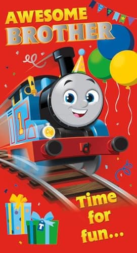 Image of THOMAS & FRIENDS BROTHER BIRTHDAY CARD