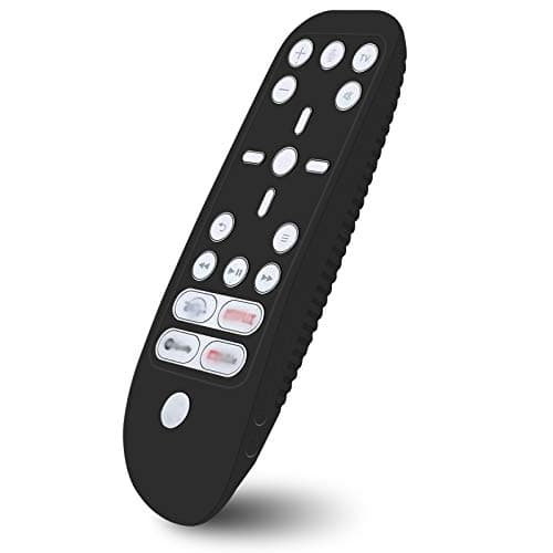 Image of Geekria Remote Control Cover Compatible with Sony PlayStation 5, Silicone Skin Case, Shock-Absorption Washable, Full Body Protective Sleeve (Black)