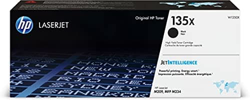 Image of HP W1350X 135X High Yield Original LaserJet Toner Cartridge, Black, Single Pack