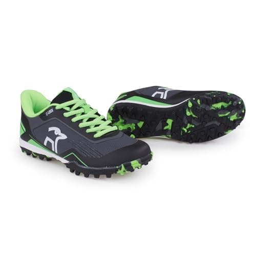 Image of Kookaburra Orbit Junior Hockey Shoe Size 1 Black Lime