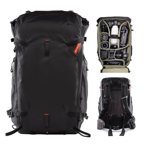 Image of PGYTECH OnePro Focux Backpack 25L, Fits DSLR/SLR/Mirrorless Cameras/Lenses and Other Gear, Lightweight Outdoor Hiking Bag for Photography, Travel Bag with Laptop Compartment, Black