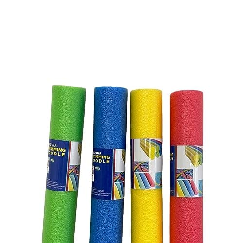 Image of ADEPTNA Swimming Pool Noodle Float Aid Woggle Logs Noodles Water Flexible Swim Aid Aqua Aerobics Exercise Pool Noodle for Kids and Adults (BLUE)