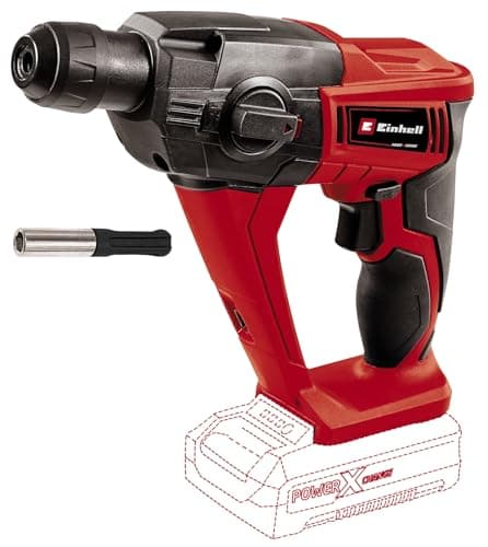 Image of Einhell TE-HD 18 Li Power X-Change 18V Cordless Rotary Hammer Drill | SDS Plus Drilling, Impact Drilling, Screwing and Chiselling Functions | Solo - Battery and Charger Not Included