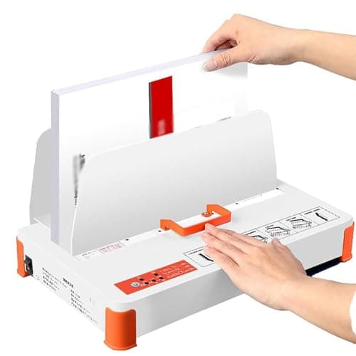 Image of Thermal Binding Machine - 500-Sheet Hot Melt Binder with 55mm Max Thickness for A4/A5/A3 Documents, Reports, Contracts, and Invoices