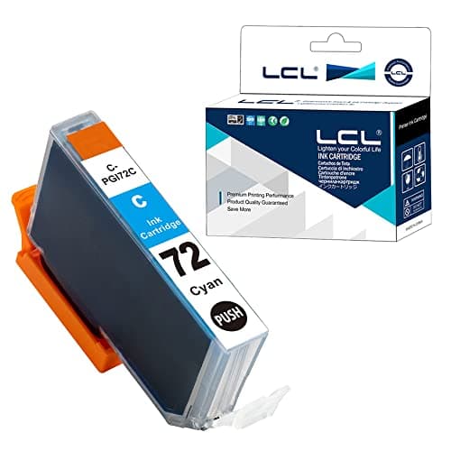 Image of LCL PGI-72C Cyan Ink Cartridge Replacement for Canon 72 PGI-72 Replacement for Canon PIXMA Pro-10 PIXMA Pro-10s (1 Pack)