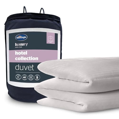 Image of Silentnight Hotel Collection Duvet - Luxury Hotel Quality Duvet Soft Comfy Fluffy Bedding - Washable Hotels Inn Duvets, Double